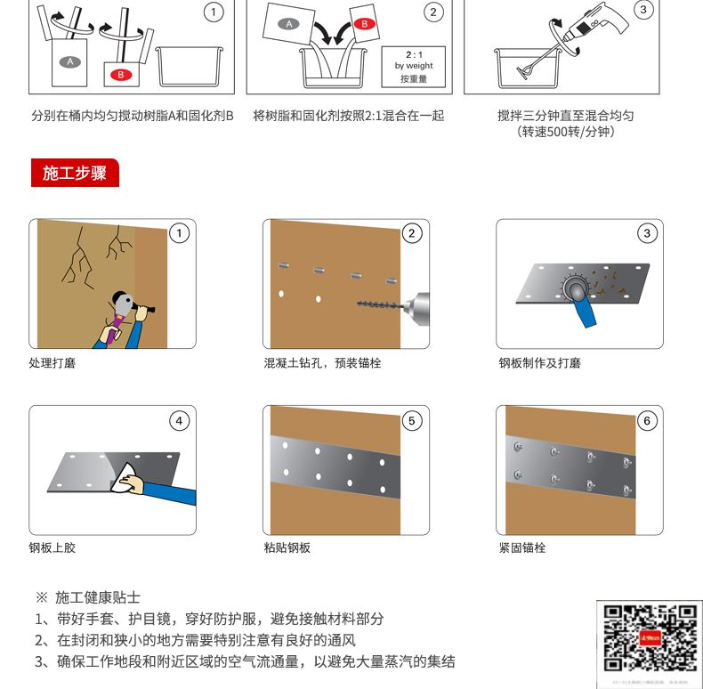 包钢广灵粘钢加固施工过程